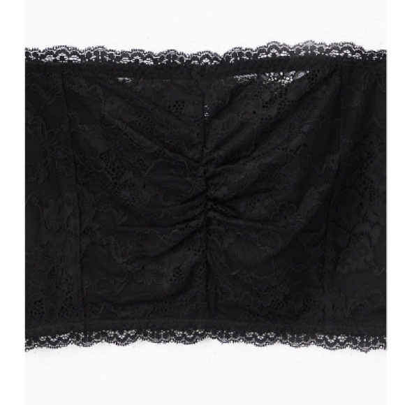 NWT TORRID BLACK LACE LIGHTLY PADDED BANDEAU - Picture 4 of 4